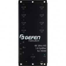 Gefen Ultra HD 1:8 Splitter for HDMI - 4096 x 2160 - 300 MHzMaximum Video Bandwidth - HDMI In - HDMI Out - USB GTB-HD4K2K-148C-BLK