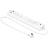 TP-Link Kasa Smart HS300 - Kasa Smart Plug Power Strip - Surge Protector with 6 Individually Controlled Smart Outlets and 3 USB Ports, Works with Alexa & Google Home, No Hub Required HS300