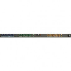 Vertiv Co Geist MN01D9W1-48PZB8-6PS15B0A10-S 48-Outlets PDU - Metered - IEC 60309 3P+E 60A - 36 x U-Lock IEC 60320 C13, 12 x U-Lock IEC 60320 C19 - 230 V AC - 0U - Vertical - Rack Mount - Rack-mountable - TAA Compliance I10076L