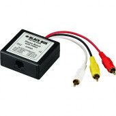Black Box Composite Video/Stereo Balun - 3250 ft Maximum Operating Distance - Network (RJ-45) - TAA Compliant IC569A