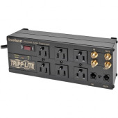 Tripp Lite Isobar Surge Protector Metal 6 Outlet RJ11 Coax 6&#39;&#39; Cord 3330 Joules - Receptacles: 6 x NEMA 5-15R - 3330J - TAA Compliance ISOBAR6DBS
