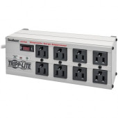 Tripp Lite Isobar Surge Protector Metal 8 Outlet 12&#39;&#39; Cord 3840 Joules - 8 x NEMA 5-15R - 1440 VA - 3840 J - 120 V AC Input - 120 V AC Output - TAA Compliance ISOBAR8ULTRA