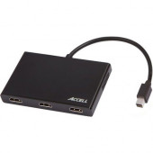Accell UltraAV Mini DisplayPort 1.2 to 3 HDMI Multi-Display MST Hub, Retail Blister - HDMI Out K088B-009B
