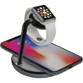 Kanex GoPower Watch Stand with Wireless Charging Base - 5 V DC Input - 5 V DC Output - Input connectors: USB - AC Plug K118-1138-QI