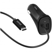 Kanex USB-C Car Charger 1.2 with 1 USB Port - 12 V DC Input Voltage - 5 V DC Output Voltage K1811052BK4F