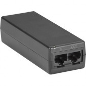 Black Box PoE Gigabit Ethernet Injector - 802.3af - 120 V AC, 230 V AC Input - 1 10/100/1000Base-T Input Port(s) - 1 10/100/1000Base-T Output Port(s) - 15 W - TAA Compliance LPJ000A-F-R3