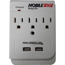 Mobile Edge DualPower DX - 3 x AC Power, 2 x USB - 1875 VA - 450 J - 125 V AC Input - 125 V AC, 5 V DC Output MEAUAC