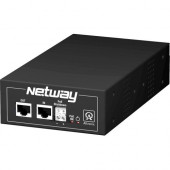Altronix NetWay1E Power over Ethernet Injector - 110 V AC Input - 1 10/100/1000Base-T Input Port(s) - 1 10/100/1000Base-T Output Port(s) - 85 W - TAA Compliance NETWAY1E