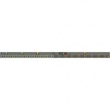 Vertiv Co Geist MNU3EHW1-48MI13-3TL56A0A10-S-A 48-Outlets PDU - Switched - NEMA L22-30P - 42 x U-Lock IEC 60320 C13, 6 x U-Lock IEC 60320 C19 - 230 V AC - Network (RJ-45) - 0U - Vertical - Rack Mount - Rack-mountable - TAA Compliance NU30039L