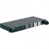 Panduit P06B48M Horizontal Basic Power Distribution Unit - Basic - CS8265C - 6 x IEC 60320 C19 - 230 V AC - 1U - Horizontal - Rack Mount - Rack-mountable - TAA Compliance P06B48M