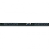 Panduit SmartZone G5 Intelligent 16-Outlets PDU - Monitored/Switched - NEMA L6-20P - 12 x IEC 60320 C13, 4 x IEC 60320 C19 - 208 V AC - Network (RJ-45) - 0U - Horizontal - Rack Mount - Rack-mountable P16E24M-BU5C