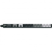 Panduit P18B21M Vertical Basic Power Distribution Unit - Basic - NEMA L15-30P - 18 x IEC 60320 C13 - 230 V AC - 0U - Vertical - Rack Mount - Rack-mountable - TAA Compliance P18B21M