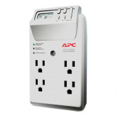 APC SurgeArrest Essential Power-Saving Timer - Surge protector - AC 120 V - output connectors: 4 - white P4GC
