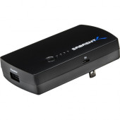 Sabrent Portable Battery Charger - 2000mAh - For iPhone, iPod - 2000 mAh - 1 A - 5 V DC Output - 120 V AC, 230 V AC Input - Black PB-WPSM-PK40