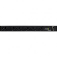 CyberPower Monitored PDU RM 1U PDU20MHVIEC8FNET 20A 8-Outlet - 8 x IEC 60320 C13 - Zero U 19" Rack-mountable, 1U 19" Rack-mountable - RoHS Compliance PDU20MHVIEC8FNET