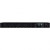 CyberPower PDU41004 8-Outlet PDU - Switched - IEC 60320 C14 - 8 x IEC 60320 C13 - 120 V AC, 230 V AC - Network (RJ-45) - 1U - Horizontal/Vertical - Rack Mount - Rack-mountable PDU41004