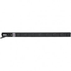 Tripp Lite 8 Outlet Power Strip 5-15R 15'' Cord 15A Vertical 5-15P 24" Black - NEMA 5-15P - 8 x NEMA 5-15R - 15 ft Cord - 15 A Current - 120 V AC Voltage - 1.80 kW - Horizontal/Vertical Rackmount, Desk Mountable PS2408B
