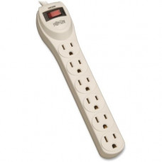Tripp Lite Waber Industrial Power Strip 6 Outlets 5-15R 4'' Cord 15 Amp - NEMA 5-15P - 6 x NEMA 5-15R - 4 ft Cord - 15 A Current - 120 V AC Voltage - Gray PS6