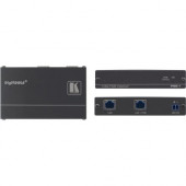 Kramer 10Gb UHD Power Over Ethernet Injector - 48 V DC, 630 mA Output - 1 10/100/1000Base-T Input Port(s) - 1 10/100/1000Base-T Output Port(s) - 13 W - 1U - Rack/Cabinet-mountable PSE-1