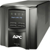 APC Smart-UPS 750 LCD - UPS - AC 230 V - 500 Watt - 750 VA - RS-232, USB - output connectors: 6 - black - for P/N: AR4018SPX431, AR4018SPX432, AR4024SP, AR4024SPX429, AR4024SPX431, AR4024SPX432 SMT750I