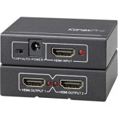 Kanexpro 4K UHD HDMI 1x2 Port Splitter - 60 Hz to 60 Hz - HDMI In - HDMI Out SP-HD1X24K