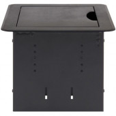 Kramer Enclosure - Black Anodized Aluminum Top - Desk Mountable, Tabletop TBUS-1AXL(B)