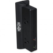 Tripp Lite Surge Protector Wallmount Direct Plug In 120V 4 Outlet 720 Joules - 4 x NEMA 5-15R - 720 J - 120 V AC Input - 120 V AC Output - TAA Compliance TLP4BK