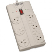 Tripp Lite Surge Protector 120V 5-15R 8 Outlet 8&#39;&#39; Cord 1440 Joule - 8 x NEMA 5-15R - 1800 VA - 1440 J - 120 V AC Input - 120 V AC Output - RoHS, TAA Compliance TLP808