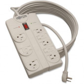 Tripp Lite Surge Protector Power Strip 120V 5-15R 8 Outlet 25&#39;&#39; Cord 1440 Joule - 8 x NEMA 5-15R - 1800 VA - 1440 J - 120 V AC Input - 120 V AC Output - RoHS, TAA Compliance TLP825