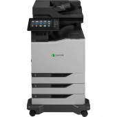 Lexmark CX825 CX825dte Laser Multifunction Printer - Color - Copier/Fax/Printer/Scanner - 55 ppm Mono/55 ppm Color Print - 2400 x 600 dpi Print - Automatic Duplex Print - Upto 250000 Pages Monthly - 1750 sheets Input - Color Scanner - 1200 dpi Optical Sca