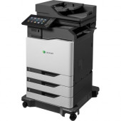 Lexmark CX825 CX825dte Laser Multifunction Printer - Color - Copier/Fax/Printer/Scanner - 55 ppm Mono/55 ppm Color Print - 2400 x 600 dpi Print - Automatic Duplex Print - Upto 250000 Pages Monthly - 1750 sheets Input - Color Scanner - 1200 dpi Optical Sca