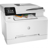 HP LaserJet Pro M283 M283fdw Wireless Laser Multifunction Printer - Color - Copier/Fax/Printer/Scanner - 21 ppm Mono/21 ppm Color Print - 600 x 600 dpi Print - Automatic Duplex Print - Upto 40000 Pages Monthly - 251 sheets Input - Color Scanner - 1200 dpi