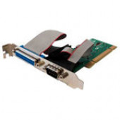 Perle SPEED1 LE1P PCI Express Serial Parallel Card - 1 x 25-pin DB-25 Female IEEE 1284 Parallel, 1 x 9-pin DB-9 Male RS-232 Serial - RoHS Compliance 04003320