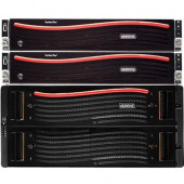 Veritas Flex System 5340 NAS Storage System - 2 x Intel Xeon 2 GHz - 60 x HDD Installed - 480 TB Installed HDD Capacity - 768 GB RAM - 12Gb/s SAS Controller - RAID Supported 1, 4 - Gigabit Ethernet, 10 Gigabit Ethernet - VGA - 4 USB Port(s) - 1 USB 2.0 Po