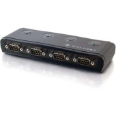 C2g USB to 4-Port DB9 Serial Adapter - 4 x 9-pin DB-9 Male RS-232 Serial - TAA Compliance 26479