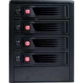 CRU 4-Bay 6Gps SAS/SATA JBOD Tower with Single SFF8088 Multilane Connection - 4 x HDD Supported - 8 TB Installed HDD Capacity - RAID Supported JBOD - 4 x Total Bays - 4 x 3.5" Bay - Tower - RoHS, WEEE Compliance 35410-1736-2000
