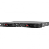 CRU High-speed Rackmount JBOD Storage with Robust TrayFree Technology - 2 x HDD Supported - Serial ATA/300 Controller - RAID Supported JBOD - 2 x Total Bays - 2 x 3.5" Bay - 1U - Rack-mountable 40650-3130-0000