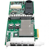 HPE Smart Array P812 SAS RAID Controller - PCI Express x8 - Full-height - Plug-in Card - RAID Supported - 0, 1, 1+0, 5, 6, 50, 60 RAID Level - 2 x SFF-8087, 4 x SFF-8088 - 6 Total SAS Port(s) - 6 SAS Port(s) Internal 487204-B21