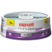 Maxell 4x DVD+RW Media - 120mm - TAA Compliance 634046