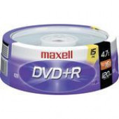Maxell 16x DVD+R Media - 4.7GB - 15 Pack 639008