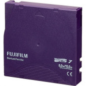 Fujitsu Fujifilm LTO Ultrium-7 Data Cartridge - LTO-7 - Labeled - 6 TB (Native) / 15 TB (Compressed) - 3149.61 ft Tape Length 81110001223