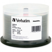 Verbatim DVD-R 4.7GB 16X DataLifePlus Shiny Silver Silk Screen Printable - 50pk Spindle - TAA Compliance 95203