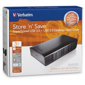 Verbatim USB 3.0 Store 'n' Save Desktop Hard Drive 3 TB 97581