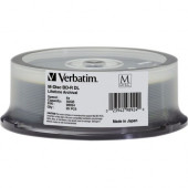 Verbatim Blu-ray Recordable Media - BD-R DL - 6x - 50 GB - 25 Pack Spindle - 120mm - Double-layer Layers - TAA Compliance 98924