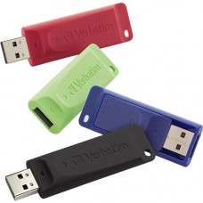 Verbatim 16GB Store ''n'' Go USB Flash Drive - USB 2.0 - 4pk - 16 GB - USB 2.0 - TAA Compliance 99123