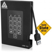 Apricorn Aegis Padlock Fortress A25-3PL256-S2000F 2 TB Solid State Drive - External - Portable - USB 3.0 - 8 MB Buffer A25-3PL256-S2000F