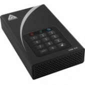 Apricorn Aegis Padlock DT ADT-3PL256-16TB 16 TB Desktop Hard Drive - 3.5" External - Black - TAA Compliant - Desktop PC Device Supported - USB 3.0 - 8 MB Buffer - 256-bit Encryption Standard - 1 Year Warranty ADT-3PL256-16TB