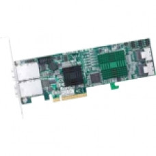 Areca ARC-1320IX-16 24-port SAS Controller - Serial ATA/600 - PCI Express 2.0 x8 - Plug-in Card - 6 Total SAS Port(s) - 4 SAS Port(s) Internal - 2 SAS Port(s) External - RoHS Compliance ARC-1320IX-16