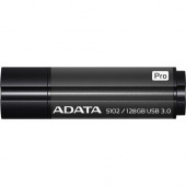A-Data Technology  Adata S102 Pro Advanced USB 3.0 Flash Drive - 128 GB - USB 3.0 - Titanium Gray AS102P-128G-RGY