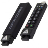 Apricorn Aegis Secure Key 3NXC 16GB USB 3.2 (Gen 1) Type C Flash Drive - 16 GB - USB 3.2 (Gen 1) Type C - 256-bit AES - 3 Year Warranty - TAA Compliant ASK3-NXC-16GB
